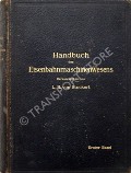 Book cover of Handbuch des Eisenbahnmaschinenwesens  by STOCKERT, Ludwig Ritter 